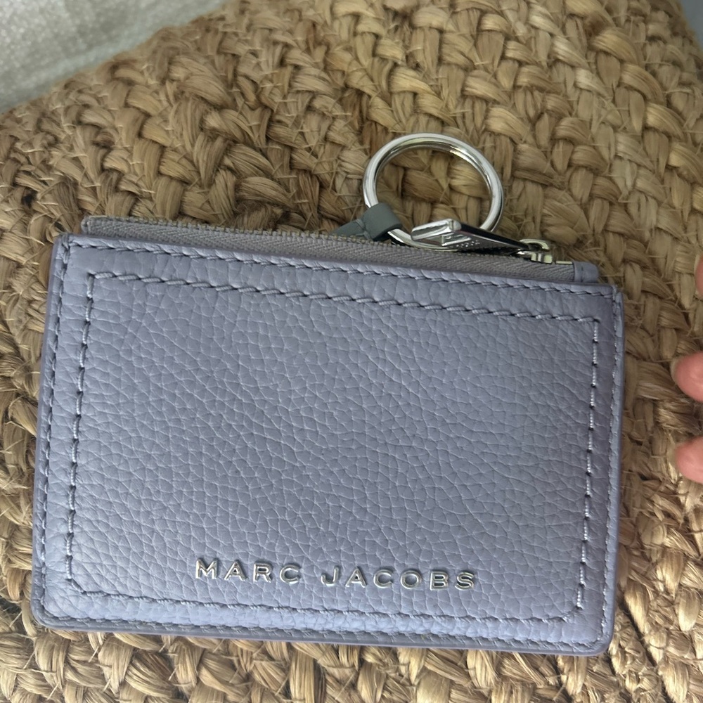 Marc Jacobs Light Purple Leather Card Holder